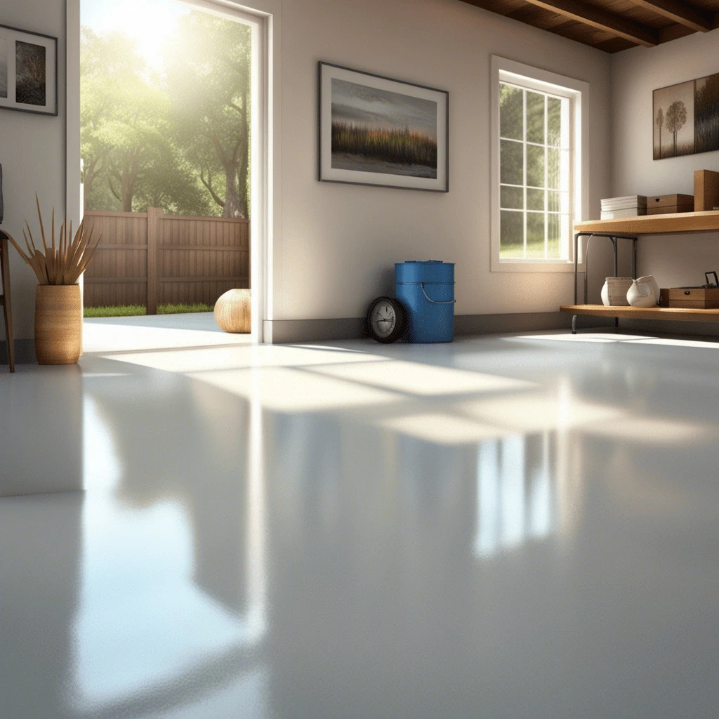 residential garage floor epoxy coating