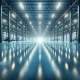 epoxy flooring in a warehouse