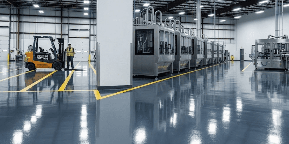Industrial floor coatings