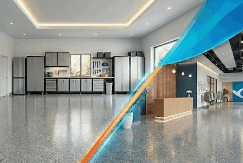 Polyaspartic floor coating